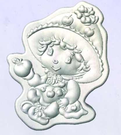 Strawberry Shortcake Bath Bomb mould, Plastic Bath Bomb Mould - Image 2