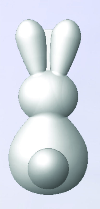 Bunny Round Tail, Bath Bomb mould, Plastic Bath Bomb Mould