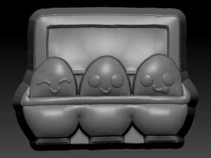 Kawaii Eggs, Bath Bomb mould, Plastic Bath Bomb Mould