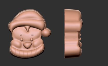 Kawaii Christmas Penguine Bath Bomb Vacuum Mould