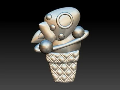 Space Ice-Creams, Bath Bomb Mould - Image 4