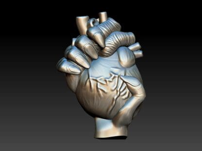 Heart in Hand, Bath Bomb Mould