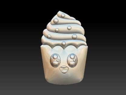 Kawaii Cupcake, Bath Bomb mould, Plastic Bath Bomb Mould
