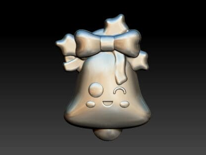 Kawaii Christmas Bell, Bath Bomb Mould