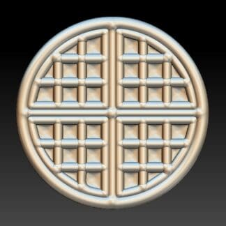 Round Waffle, Bath Bomb mould, Plastic Bath Bomb Mould