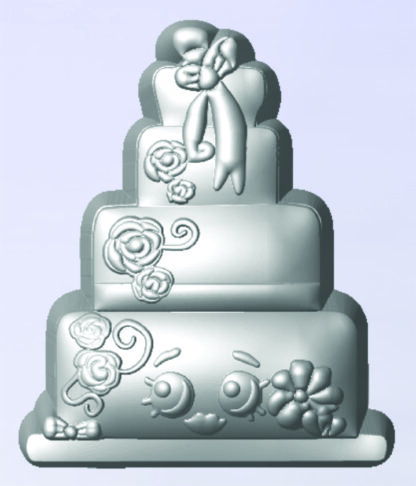 Kawaii Wedding Cake, Bath Bomb mould, Plastic Bath Bomb Mould