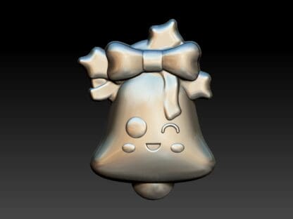 kawaii Christmas Bell, Bath Bomb mould, Plastic Bath Bomb Mould