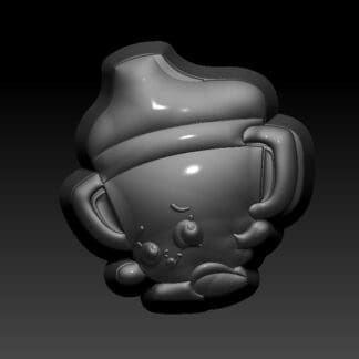 Kawaii Sippy Cup, Bath Bomb Mould
