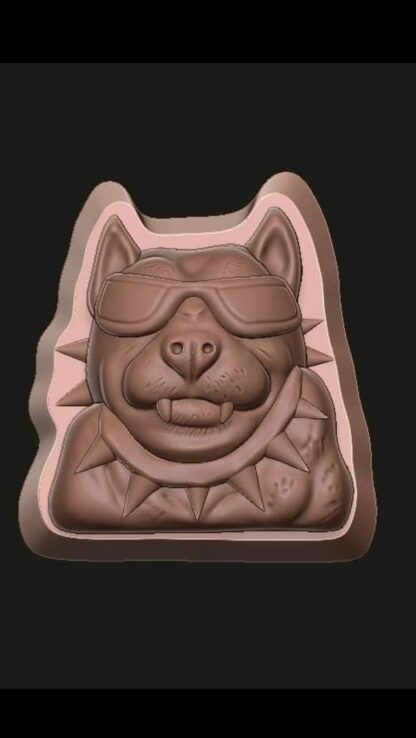 Cook Bulldog Buddha Bath Bomb mould, Plastic Bath Bomb Mould