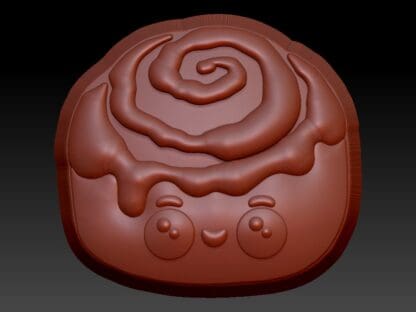 Kawaii Cinnamon Buns, Bath Bomb Mould