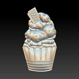 Waffle Ice-cream, Bath Bomb mould, Plastic Bath Bomb Mould