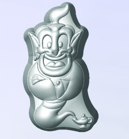 Genie and the prince, Bath Bomb mould, Plastic Bath Bomb Mould - Image 3