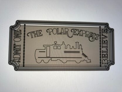 The Polar Express Bath bomb mould, Plastic Bath Bomb Mould