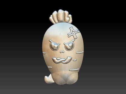 Angry Carrot, Bath Bomb mould, Plastic Bath Bomb Mould