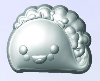 Kawaii Taco, Bath Bomb mould, Plastic Bath Bomb Mould