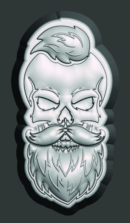 Hipster Skull, Bath Bomb mould, Plastic Bath Bomb Mould