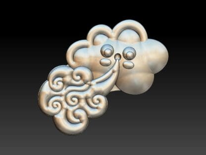 Kawaii Cloud Blowing, Bath Bomb mould, Plastic Bath Bomb Mould
