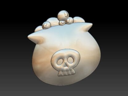 Cauldron with Skull, Bath Bomb mould, Plastic Bath Bomb Mould