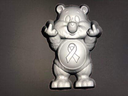 Fuck Cancer Bath Bomb mould, Plastic Bath Bomb Mould