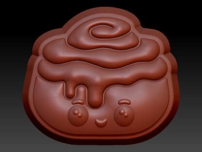 Kawaii Cinnamon Buns, Bath Bomb Mould - Image 2