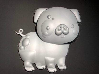 Cute Pig (please read description) Bath Bomb mould, Plastic Bath Bomb Mould