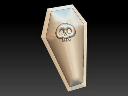 Coffin with Skull, Bath Bomb mould, Plastic Bath Bomb Mould