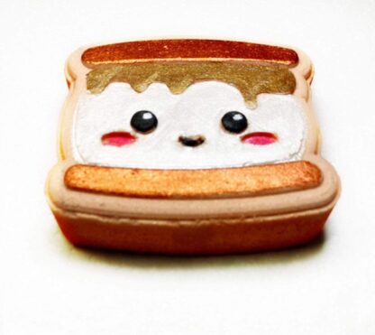 Kawaii Smores Fat, Bath Bomb mould press, Clay, Fondant