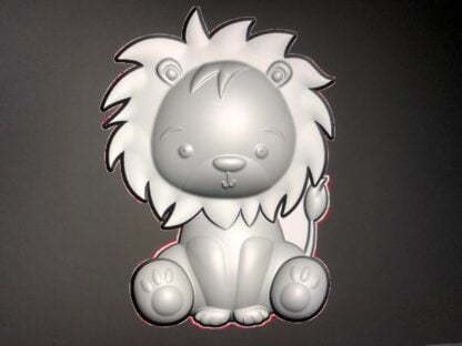 Cute Lion (Please read description) Bath Bomb mould, Plastic Bath Bomb