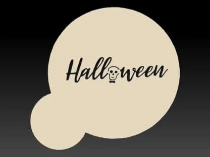 Halloween Words Stencil for Bath Bomb, Coffee, Soap etc