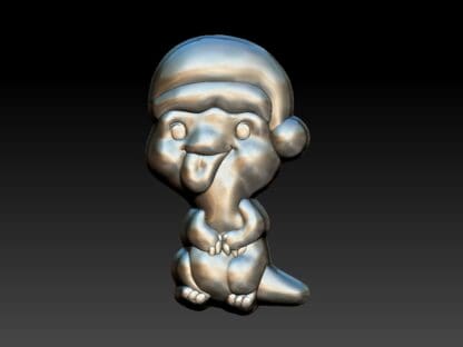Kawaii Christmas Gecko, Bath Bomb Mould