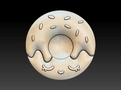 Kawaii Donut, Bath Bomb Mold