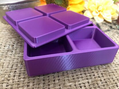 Multi-Square Bath Bomb Mould, Shampoo bar, Shower steamer mould. Set of 3 pcs. - Image 2