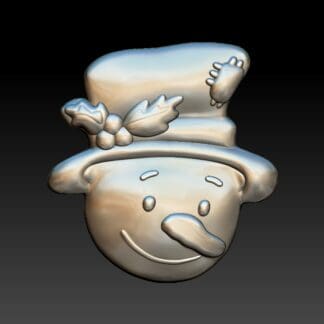Cute Snowman, Bath Bomb Mould
