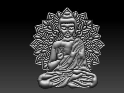 Mandala Buddha, Bath Bomb Mould