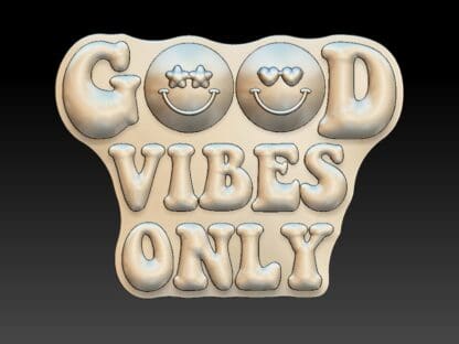 Good Vibes Only, Bath Bomb mould, Plastic Bath Bomb Mould