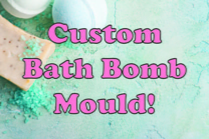 Custom Bath Bomb Mold (this does not include the design fee)