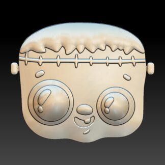 Cute Chibbi Frankie Halloween, Bath Bomb Molds