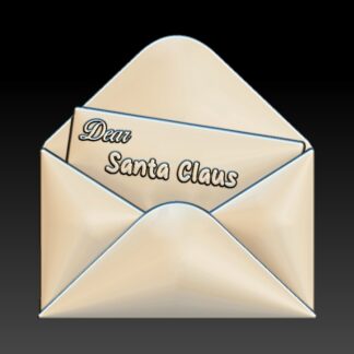 Santa Letter Bath Bomb Mold