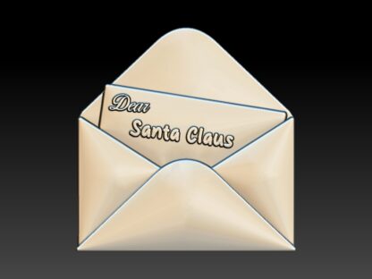 Santa Letter Bath Bomb Mold