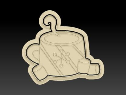 Christmas Food and Drink Cookie Cutter with Embosser - Image 7