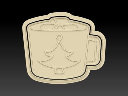 Christmas Food and Drink Cookie Cutter with Embosser - Image 8