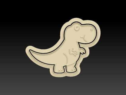 Cute Dino, Cutter with Embosser