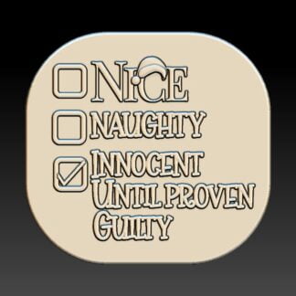 Innocent until proven bath bomb mold