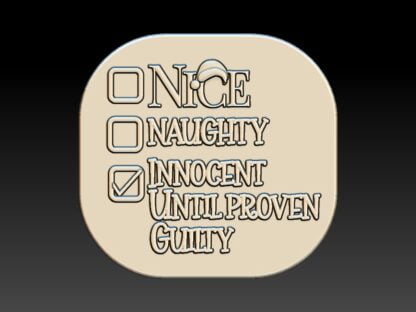 Innocent until proven bath bomb mold