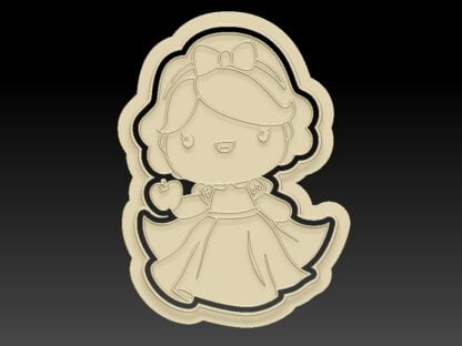 Princess, Cookie Cutter plus Embosser - Image 3