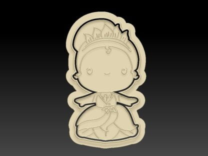 Princess, Cookie Cutter plus Embosser - Image 2