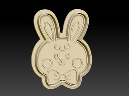 Easter Bunnies, Cookie Cutters with Stamp and Cutter - Image 3