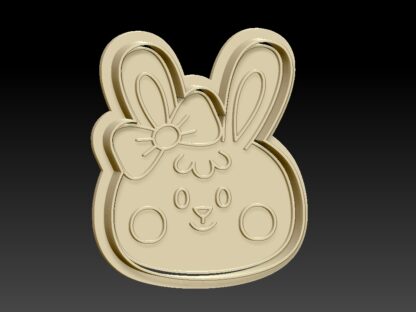 Easter Bunnies, Cookie Cutters with Stamp and Cutter