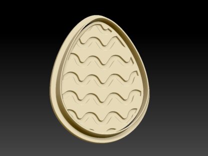 Easter Eggs, Cookie Cutters with Stamp and Cutter - Image 2