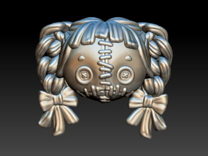 Button Eye Doll, Bath Bomb Mould, Petg Vacuum formed Mould - Image 2